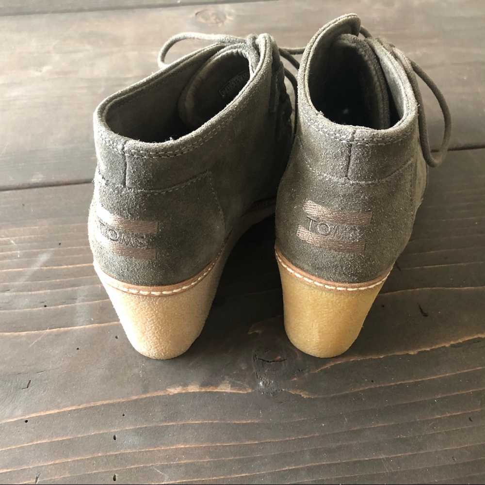Toms Wedge Booties - Picture 4 of 7